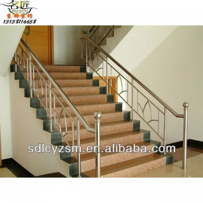 crystal staircase balustrade/mirror finish railing pipe