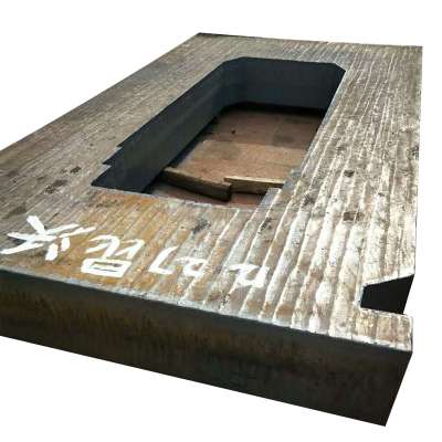 Custom Cutting thick carbon sheet steel plate Large cutting steel plate bearing block